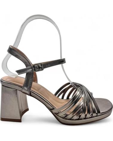 TIMBOS HEELED SANDAL 132012 GREY GRIS