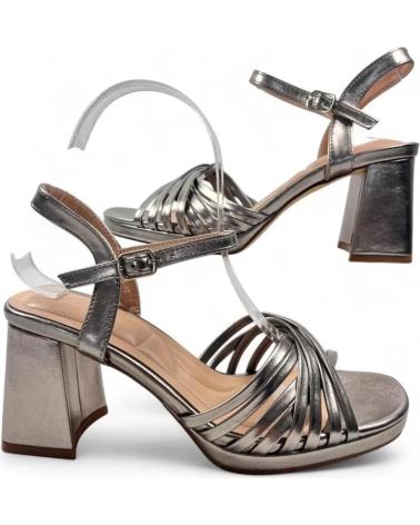 TIMBOS HEELED SANDAL 132012 GREY GRIS