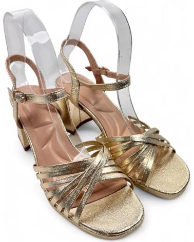 TIMBOS HEELED SANDAL 132011 GOLD AMARILLO