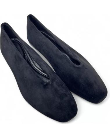 TIMBOS 132007 FLAT BALLET FLATS BLACK NEGRO