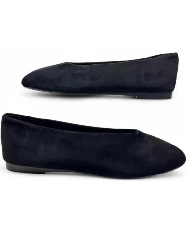 TIMBOS 132007 FLAT BALLET FLATS BLACK NEGRO