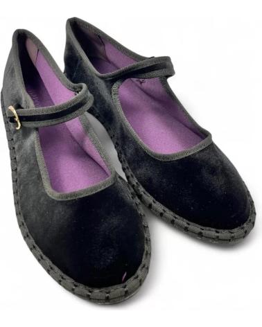 TIMBOS FLAT MARY JANE SHOES MODEL 131999 BLACK NEGRO