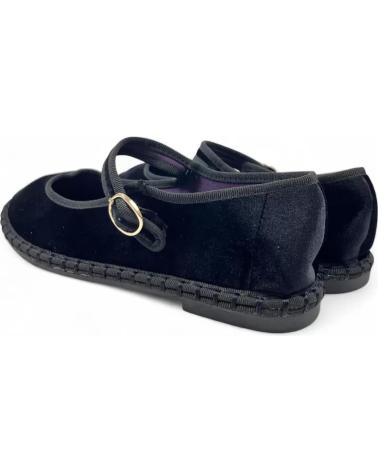 TIMBOS FLAT MARY JANE SHOES MODEL 131999 BLACK NEGRO