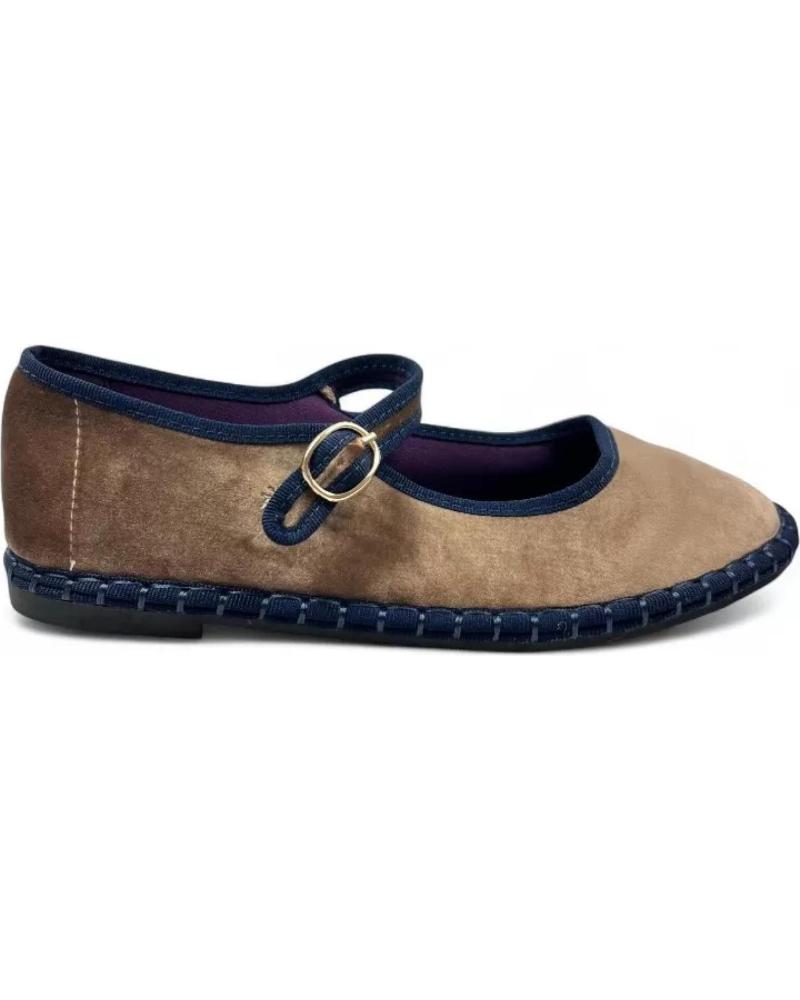 TIMBOS FLAT MARY JANE SHOES MODEL 131998 BEIGE BEIGE