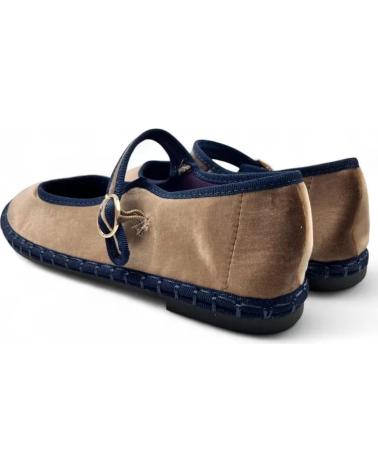 TIMBOS FLAT MARY JANE SHOES MODEL 131998 BEIGE BEIGE