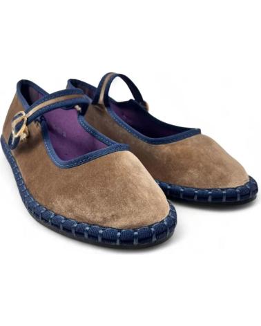 TIMBOS FLAT MARY JANE SHOES MODEL 131998 BEIGE BEIGE