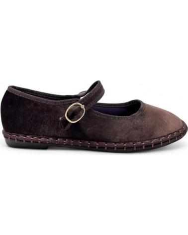 TIMBOS FLAT MARY JANE SHOES MODEL 131997 COFFEE VARIOS COLORES