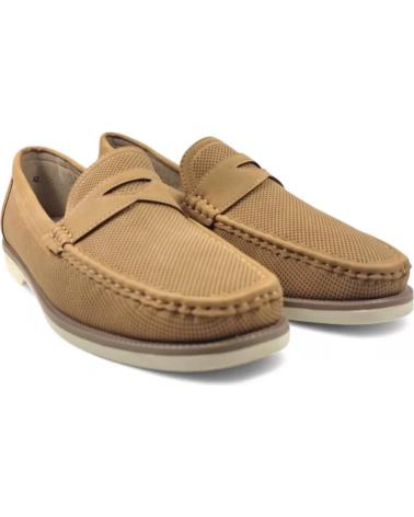 TIMBOS MOCASIN PICADO VESTIR DE HOMBRE CAMEL 131857 MARRóN