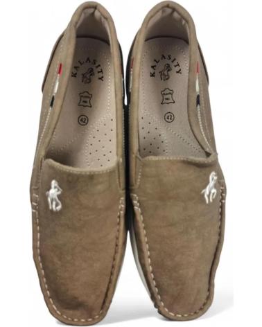 TIMBOS LOAFER 131847 KHAKI | COMFORT AND CASUAL STYLE MARRóN