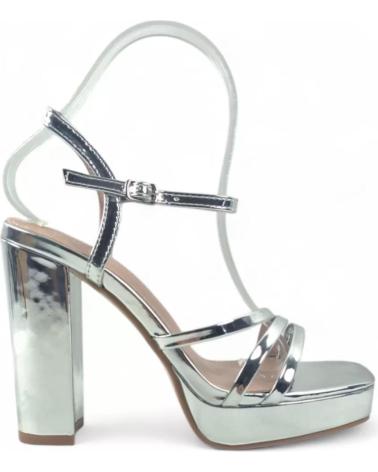 TIMBOS SANDALIA TACON PLATAFORMA FIESTA MUJER PLATA 131838 PLATEADO