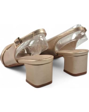 TIMBOS TACON DESTALONADO FIESTA MUJER TAUPE 131834 VERDE