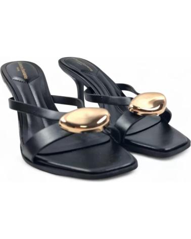 TIMBOS ZUECO TACON DE MUJER 131791 NEGRO