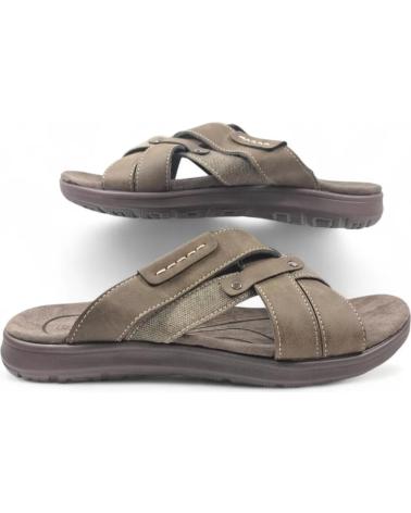 SANDALIA TIMBOS CAMEL MARRÓN MODELO 131737 MARRóN