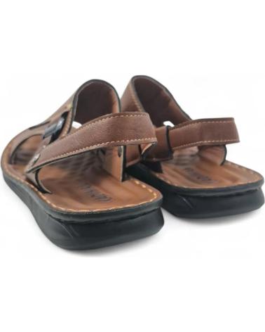 TIMBOS SANDALIA DE HOMBRE CAMEL 131734 MARRóN