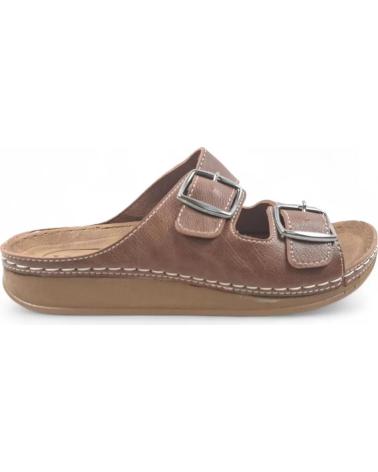 TIMBOS SANDALIA BIO DE PIEL PARA HOMBRE CAMEL 131731 MARRóN