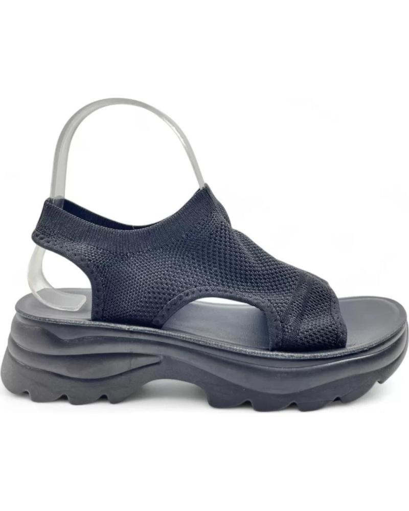 TIMBOS SANDALIA COMODA PLATAFORMA MUJER 131714 NEGRO