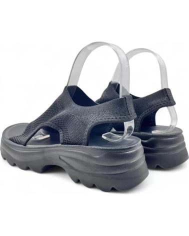 TIMBOS SANDALIA COMODA PLATAFORMA MUJER 131714 NEGRO