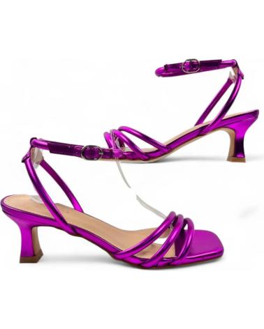 TIMBOS SANDALIA TACON VESTIR DE MUJER FUCSIA 131713 MORADO