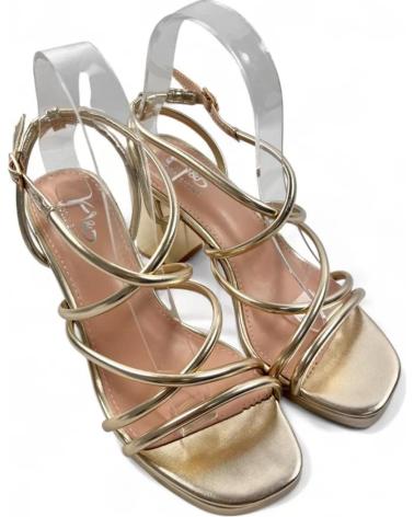 TIMBOS SANDALIA TACON PLATAFORMA FIESTA MUJER ORO 131696 AMARILLO