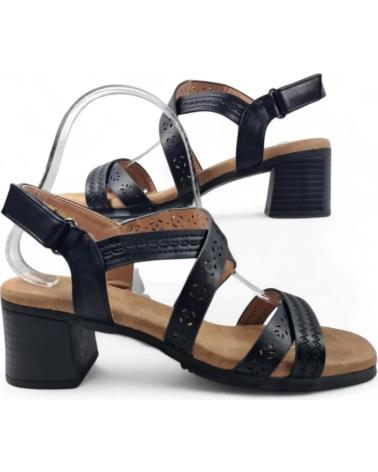 TIMBOS SANDALIA TACON VESTIR DE MUJER 131694 NEGRO