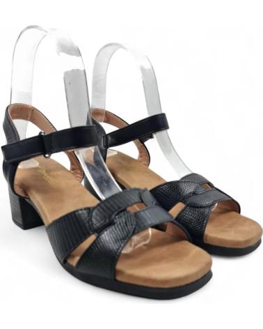 TIMBOS SANDALIA TACON VESTIR DE MUJER 131692 NEGRO