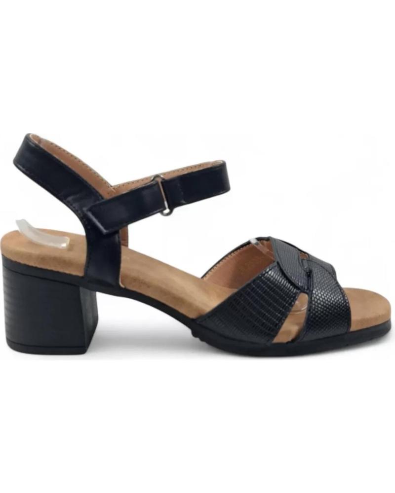 TIMBOS SANDALIA TACON VESTIR DE MUJER 131692 NEGRO