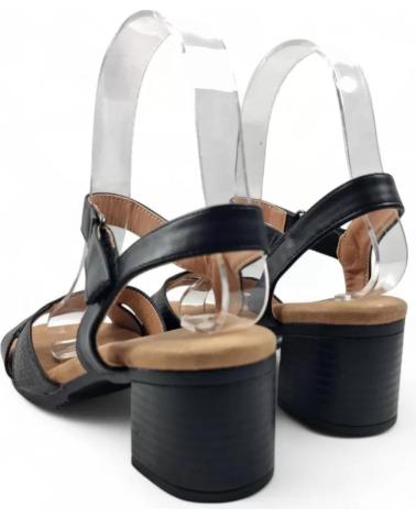 TIMBOS SANDALIA TACON VESTIR DE MUJER 131692 NEGRO