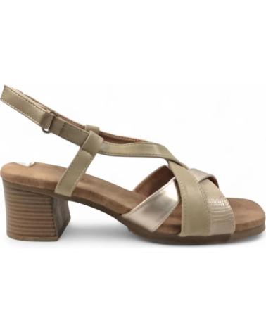 TIMBOS SANDALIA TACON VESTIR DE MUJER TAUPE 131690 VERDE
