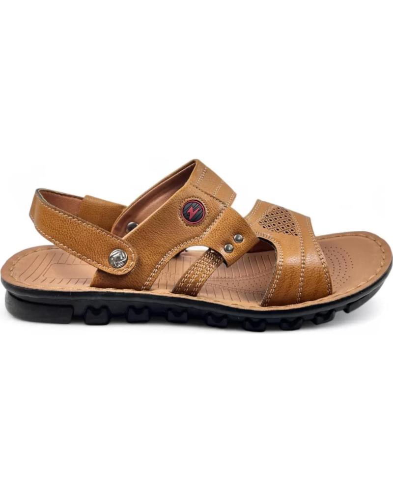 TIMBOS SANDALIA DE HOMBRE CAMEL 131689 MARRóN