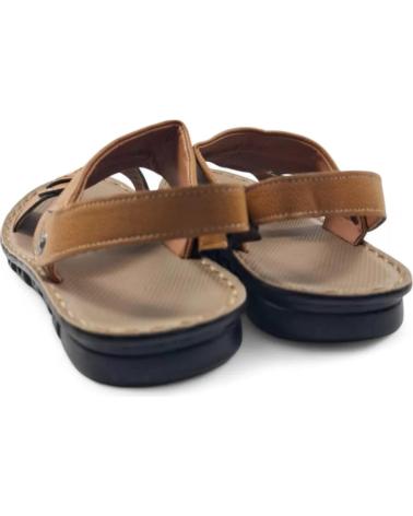 TIMBOS SANDALIA DE HOMBRE CAMEL 131688 MARRóN