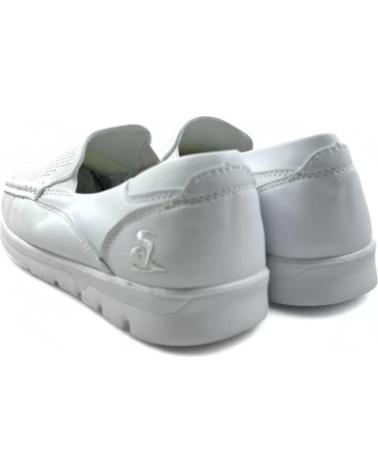 TIMBOS MOCASIN PICADO COMODO DE HOMBRE 131682 BLANCO
