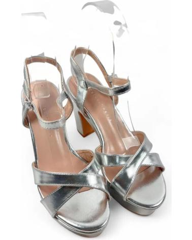 TIMBOS SANDALIA TACON FIESTA DE MUJER PLATA 131629 PLATEADO