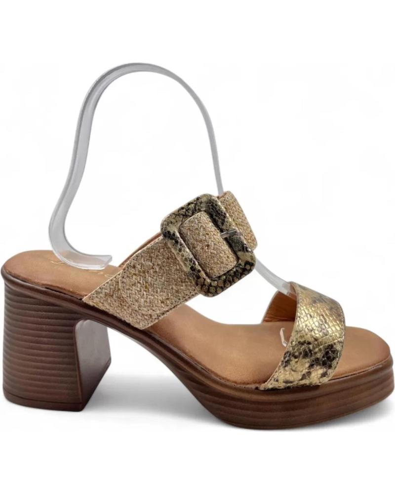 TIMBOS CLOG MIT HOLZABSATZ UND REPTIL-TEXTUR MODELL 131626 VARIOS COLORES