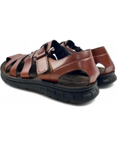 TIMBOS SANDALIA CERRADA DE HOMBRE MARRON 131558 MARRóN