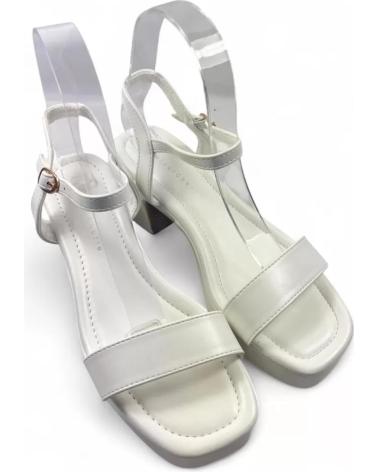SANDALO CON TACCO TIMBOS 131549 BIANCO PER SPOSA BLANCO