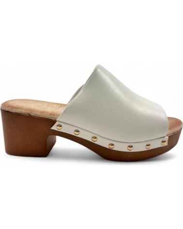 TIMBOS ZOCCOLO BIANCO CON TACCO MODELLO 131542 BLANCO