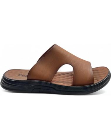 TIMBOS SANDALIA DE HOMBRE CAMEL 131489 MARRóN