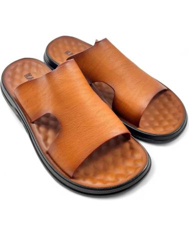 TIMBOS SANDALIA DE HOMBRE CAMEL 131489 MARRóN