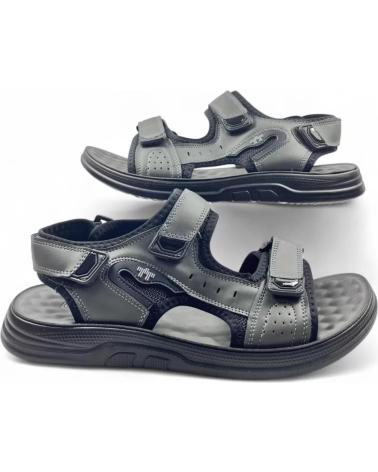 SANDALIA DEPORTIVA TIMBOS VELCRO GRIS MODELO 131481 GRIS