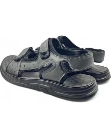 SANDALIA DEPORTIVA TIMBOS VELCRO GRIS MODELO 131481 GRIS