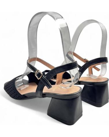 TIMBOS SANDALIA TACON VESTIR DE MUJER 131460 NEGRO