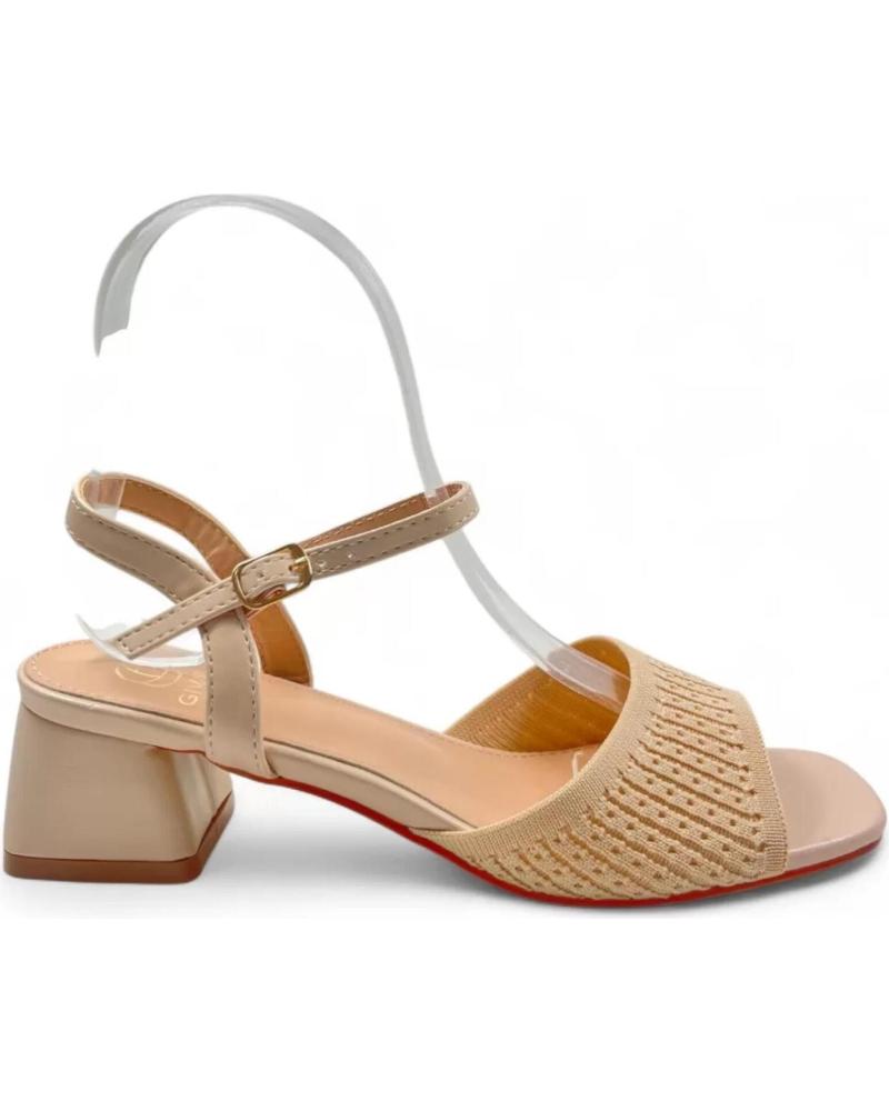 TIMBOS SANDALIA TACON VESTIR DE MUJER 131459 BEIGE