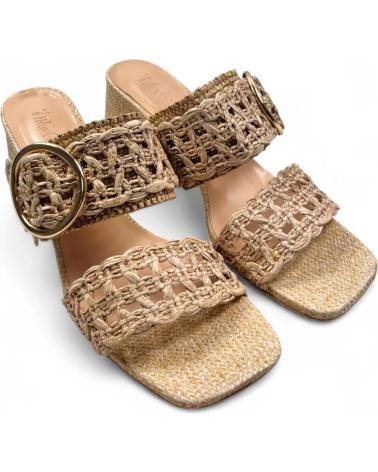 TIMBOS HEELED SANDAL MODEL 131441 BEIGE BEIGE