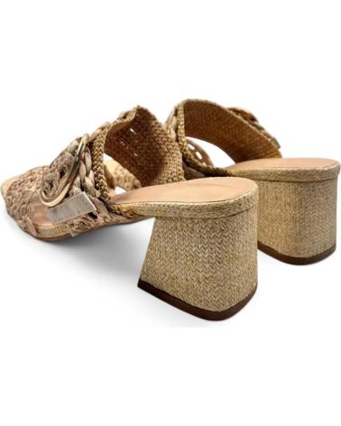 TIMBOS HEELED SANDAL MODEL 131441 BEIGE BEIGE