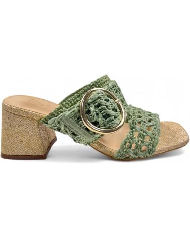 TIMBOS SANDALIA TACON VESTIR DE MUJER 131440 VERDE