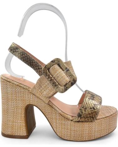 TIMBOS SANDALIA TACON PLATAFORMA MUJER REPTIL 131392 VARIOS COLORES