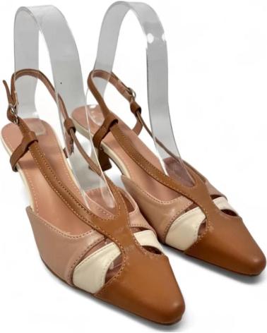 TIMBOS TACON DESTALONADO VESTIR DE MUJER 131389 BEIGE