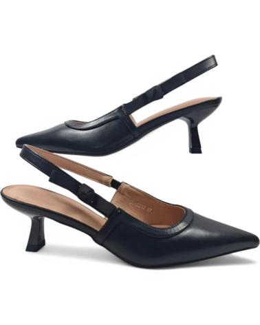 TIMBOS SLINGBACK HEEL SANDAL MODEL 131100 BLACK NEGRO