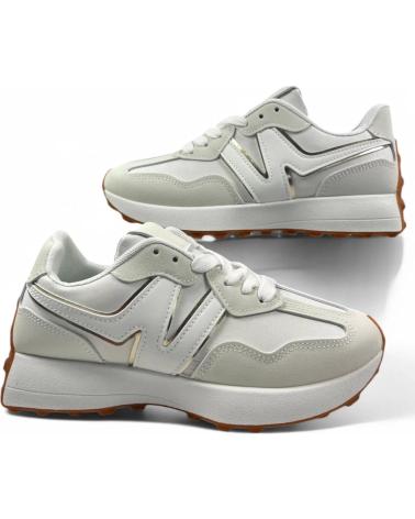 TIMBOS SNEAKERS SPORTIVE CASUAL 131044 BIANCO ORO VARIOS COLORES