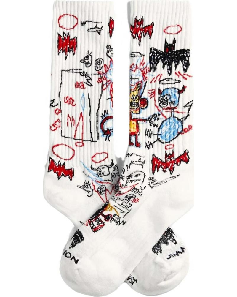 JIMMY LION CALCETINES EN COLOR PARA UNISEX BLANCO